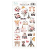 Stickers See you in paris plaatjes 15x30.5cm p/vel