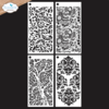 Mask set Journal stencils 4 stuks 11x22cm