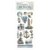 Silent Sea Rub-On 10x21cm Lighthouse 