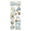 Silent Sea Rub-On 10x21cm Shells 