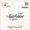 Clear stamp hartendief Zo lief zo dierbaar p/st