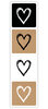 Stickers hart zwart p/20st assorti kleuren