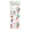 Candy Christmas Rub-On 10x21cm Balloons