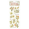The Whispering Woods Rub-On 10x21cm bloemen en takjes