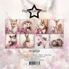 Paper pad 15x15cm Wildlife roze p/24vel