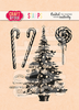 Clear stamp Christmas Tree snoep p/st