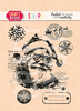 Clear stamp Santa Claus post p/st