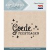 Clear Stamp Goede Feestdagen p/st