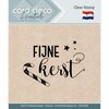 Clear Stamp Fijne kerst p/st