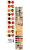 Papierstrook verf kleuren 30x5cm &ndash; ART