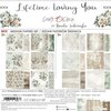 Mix paper pad 20.3x20.3cm Lifetime Loving you p/24vel