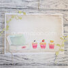 Stans cupcake box met cupcakes 63x40mm p/st