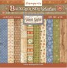 Paper pad 20x20cm Silent Night p/10vel background