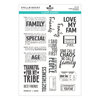 Clear Stamp Set Turn the Page Family &amp; Friends by Esther Glas p/set