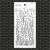 Stencil vallende regen 10x21cm p/st