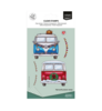 Vaessen Creative &bull; Clear Stamps Basic Christmas Hippie Bus p/13st