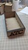 Houten ATC bakje voor kaartjes
