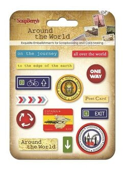 Stickers Epoxy Around the World p/14st