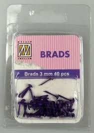 Brads paars 3mm p/40st