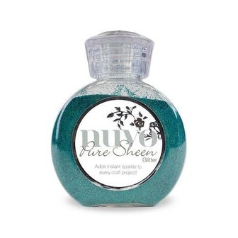 Glitter Turquoise pure sheen p/st