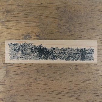 Stempel blokjes border 1.8x10cm p/st hout