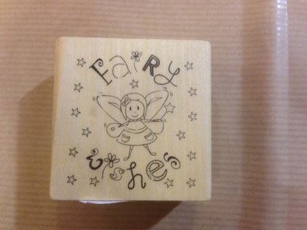 Stempel Fairy wishes p/st hout
