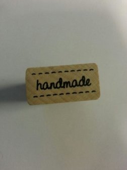 Stempel handmade stitch p/st hout