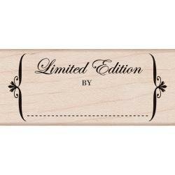 Stempel limited edition 6.3x2.5cm p/st hout
