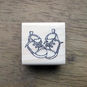 Stempel sneakers p/st hout