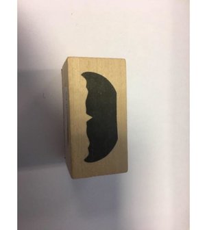 Stempel snor1 4x2cm p/st hout