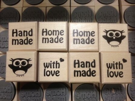 Stempel with love p/st hout