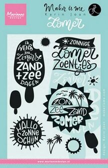 Clear stamp Zomer p/st