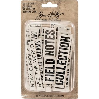 Chipboard Quote Chips Idea-Ology p/58st