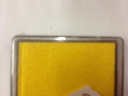 Inkt geel 3.5x3.5cm p/st