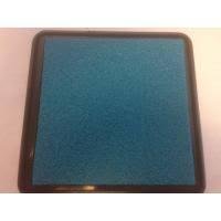 Inktpad blauw 5x5cm p/st waterbasis 