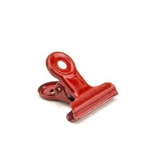 Klemmen rood 19mm p/10st Bulldog clips 