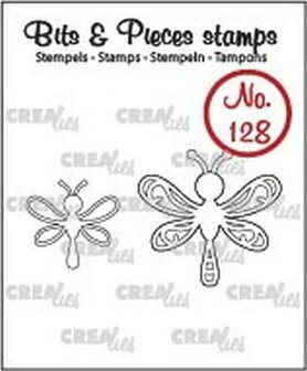 Clear stamp nr.128 2x libelle p/st Bits&amp;Pieces 