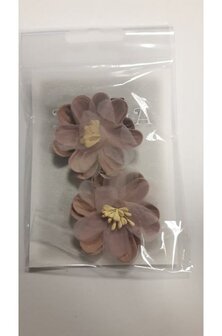 Bloemen oudroze 5cm p/2st