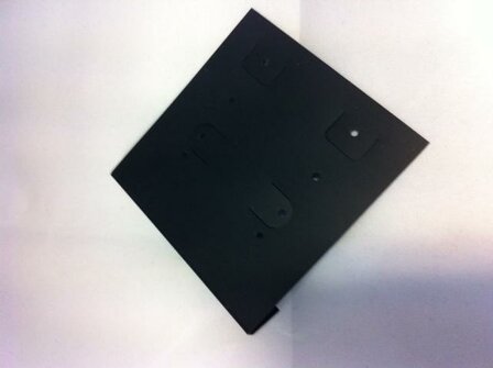 Byoux kaartjes hard plastic 60x69mm p/25st zwart