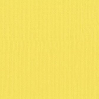 Cardstock Lemon-yellow 30.5x30.5cm texture 216gr p/vel