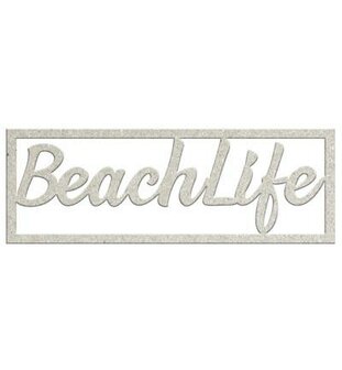 Chipboard Woord Beach Life p/st