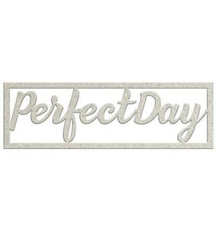 Chipboard Woord Perfect Day p/st