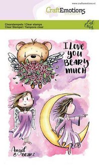 Clear stamp Angel &amp; Bear2 A6 p/st