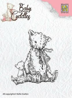 Clear stamp Baby Cuddles Teddybears p/st