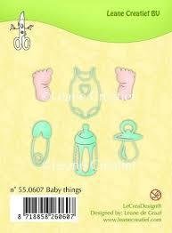 Clear stamp Baby things 2 p/st