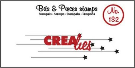 Clear stamp hangende sterretjes 20x76mm p/st Bits&amp;Pieces