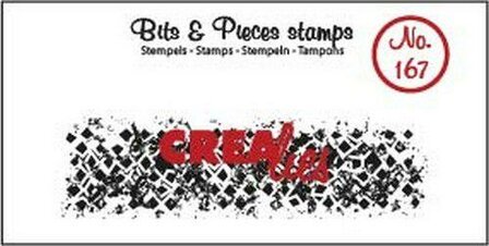 Clear stamp onregelmatige grunge vierkanten p/st Bits&amp;Pieces 