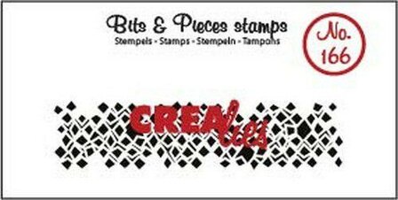Clear stamp onregelmatige vierkanten p/st  Bits&amp;Pieces 