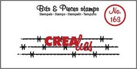 Clear stamp prikkeldraad 16x75mm p/st Bits&amp;Pieces