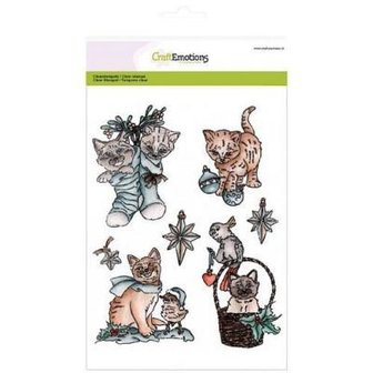 Clear stamp Christmas pets2 A5 p/st